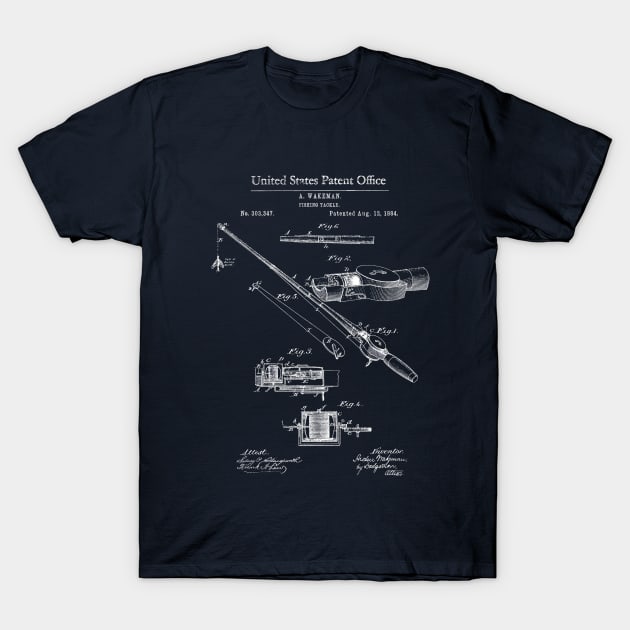 Fishing Rod 1 T-Shirt by blurryfromspace